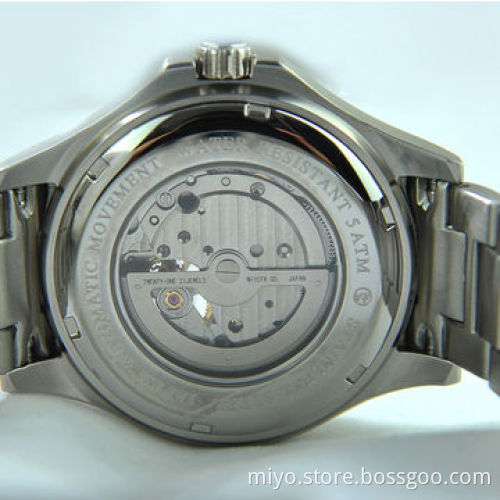 Skeleton Dial Automatic Watch in Stainless Steel Material, Japan Movement, Wholesale, OEM and ODM